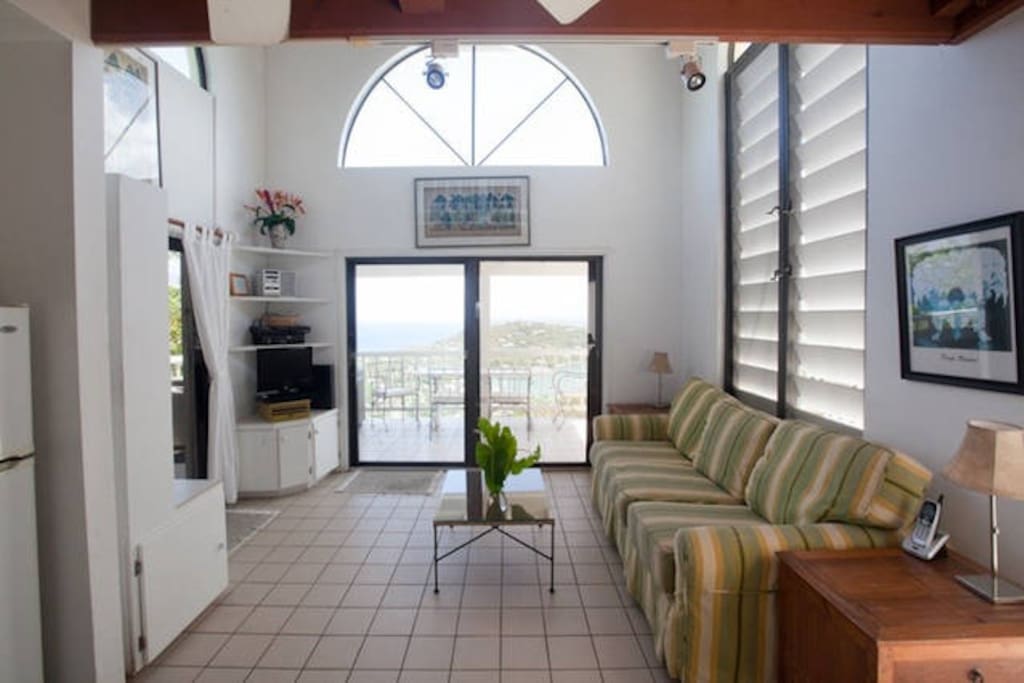 View onto patio