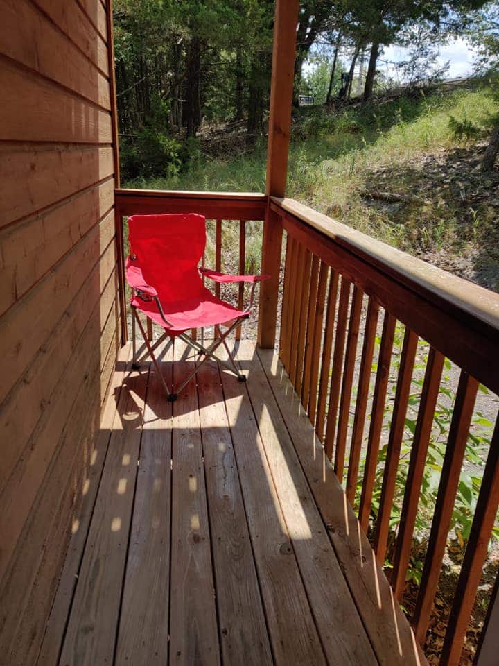 Private deck off of King Master Bedroom