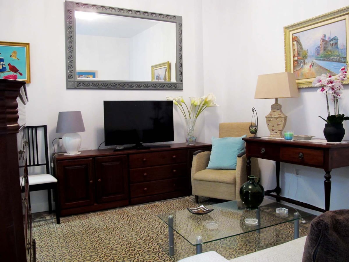 Successful Airbnb property: Apartment in typical Sevillana house. Wifi in La Buhaira