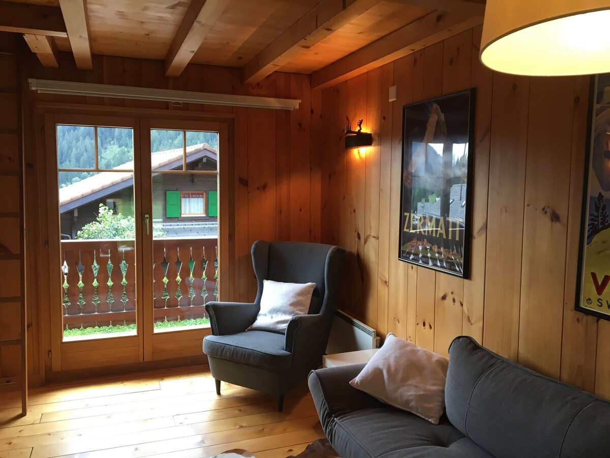 Successful Airbnb property: Small detached chalet with garden in Morgins in Troistorrents