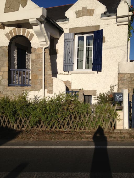 La façade de la maison