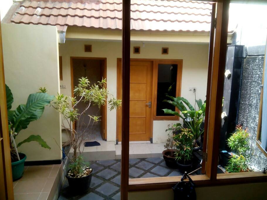 view from the kitchen