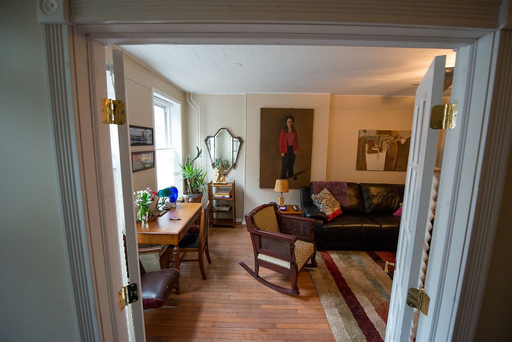 Looking into Living Room from hallway
