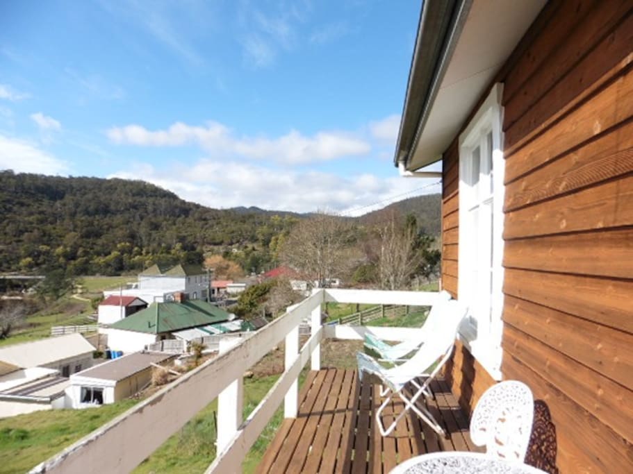 A view from the front door to the Blue Derby MTB Trail Head, less than two minutes peddle
