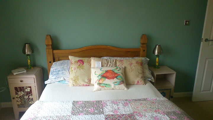 A lovely  double room with small en suite