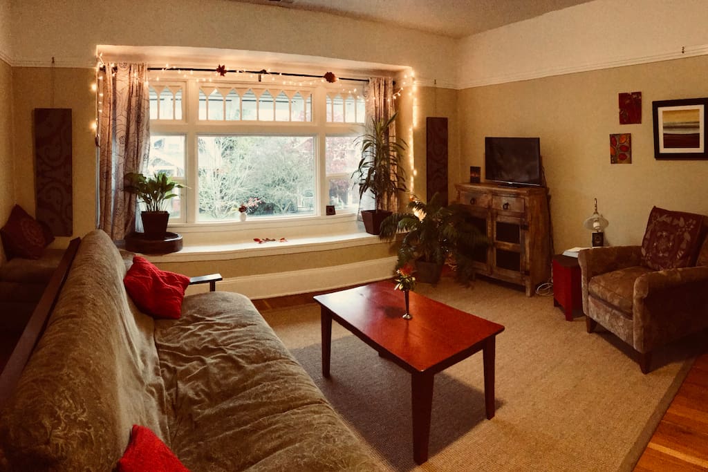 Your cozy and warm living room.