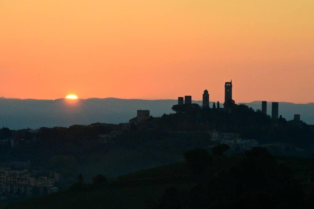 Vista su San Gimignano