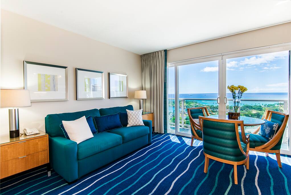 Living Room with Ocean View