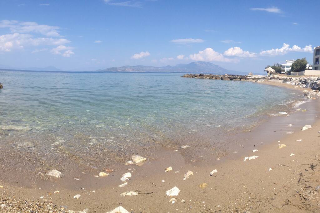 Few steps from house's yard there is this small beach.