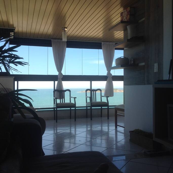 Lindo apto de frente para o mar na Praia de Itaparica!! Vila Velha Es Brazil