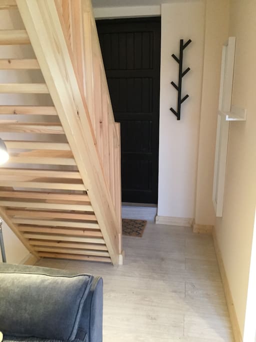 Stairs to bedroom