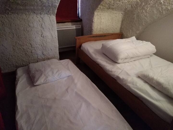 Spálňa 2 s dvoma samostatnými posteľami