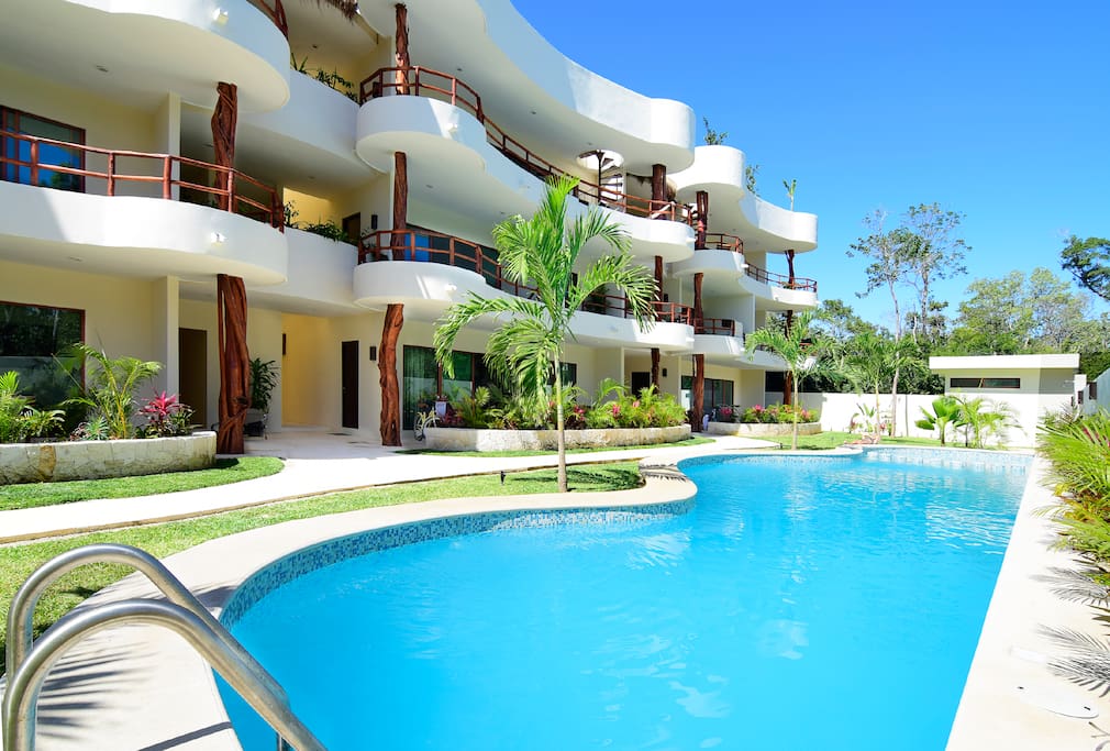 Pool area.