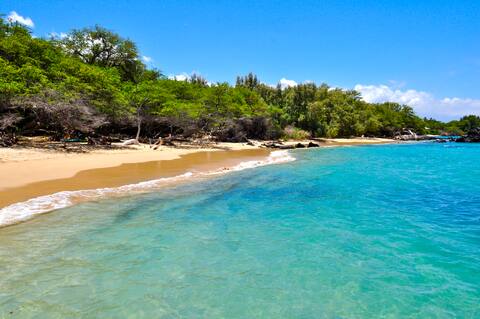 Lalamilo Beach House - Right on Waialea Bay!
