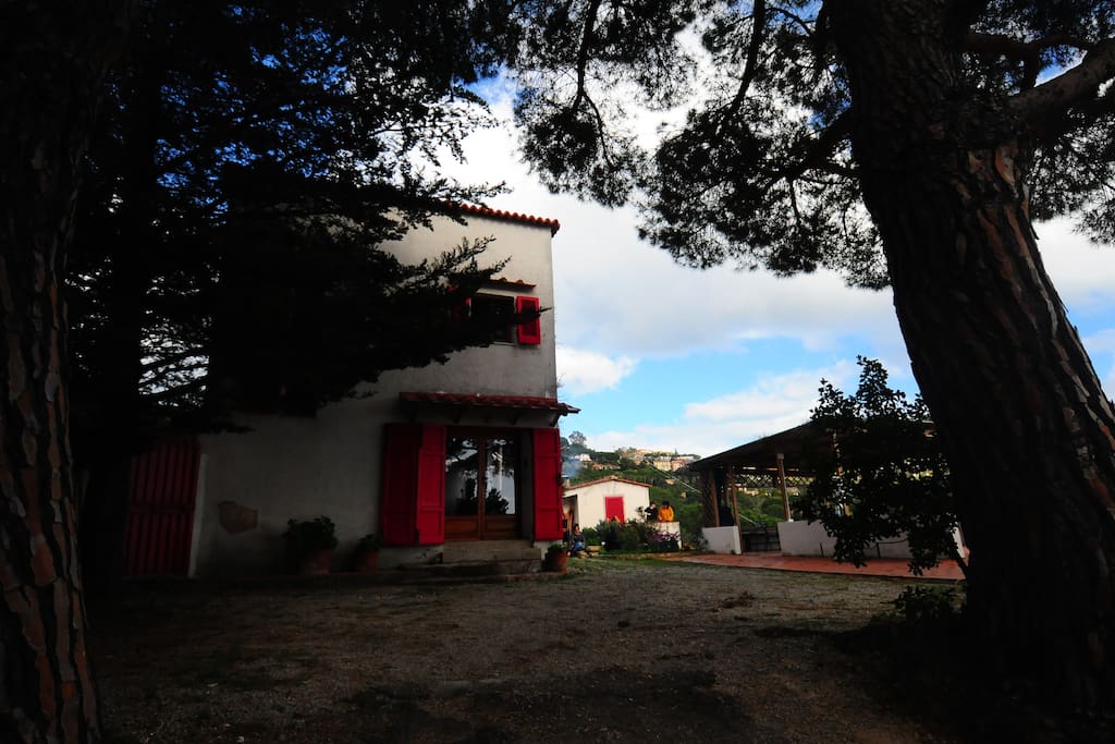 The entrance