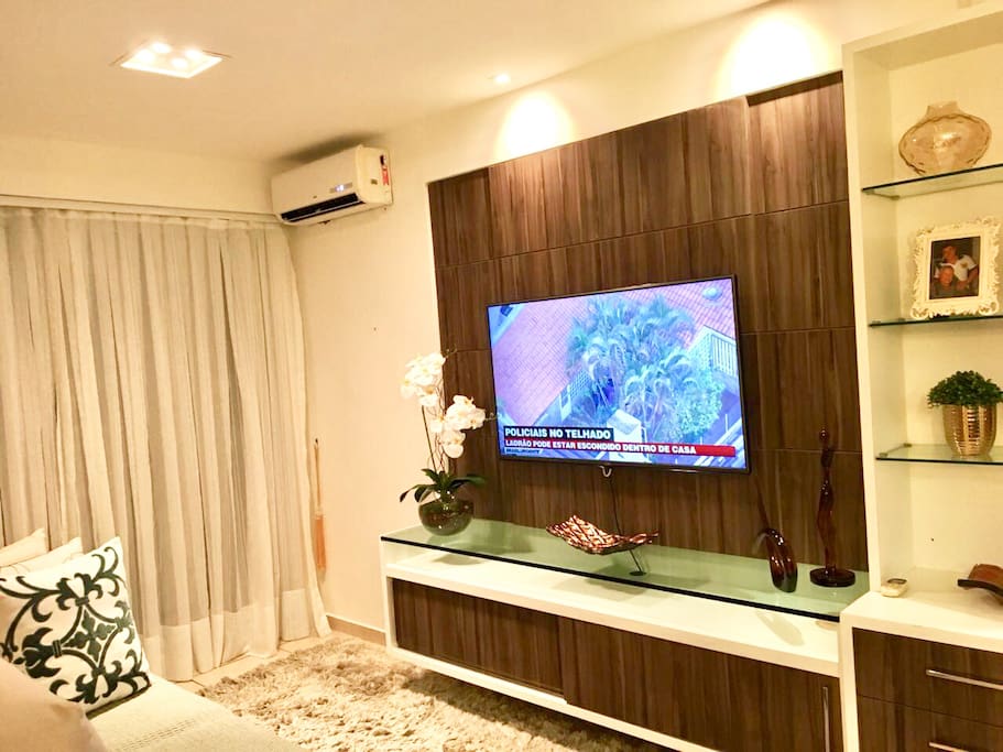 Sala climatizada led 50 polegada
