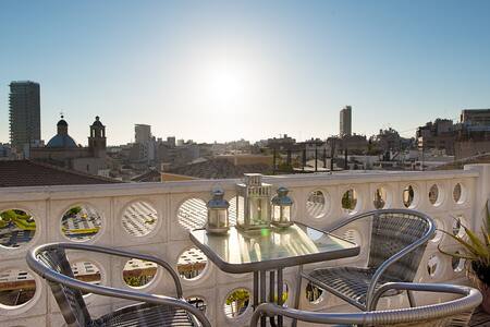 I Bedroom Casita with Two  Terraces in Old Town