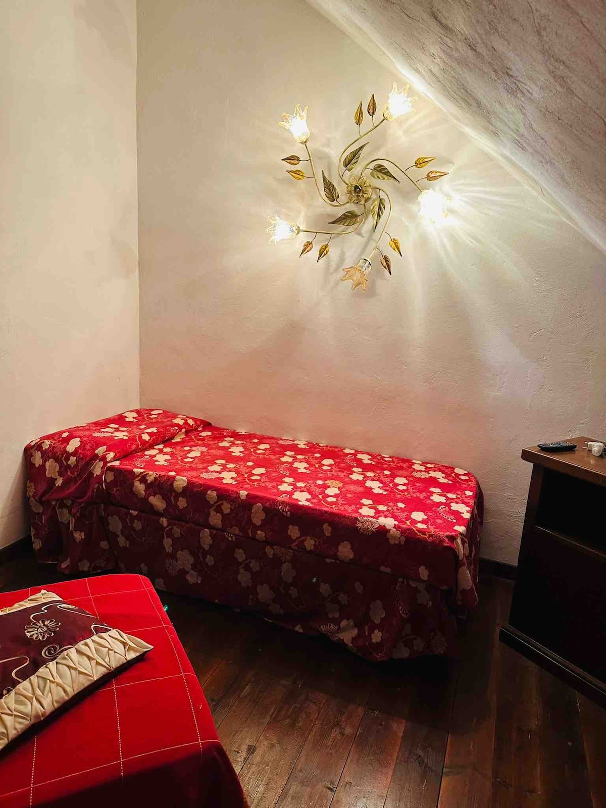 Chambre avec parquet 