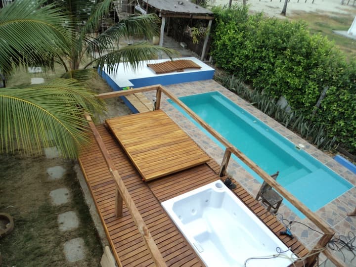 Lovely beachfront cottage 10 minutes from Coveñas Cabins for Rent in