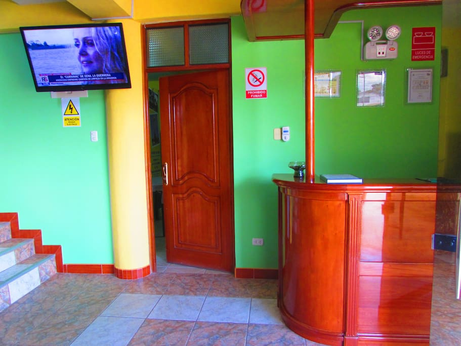 Área de recepción
