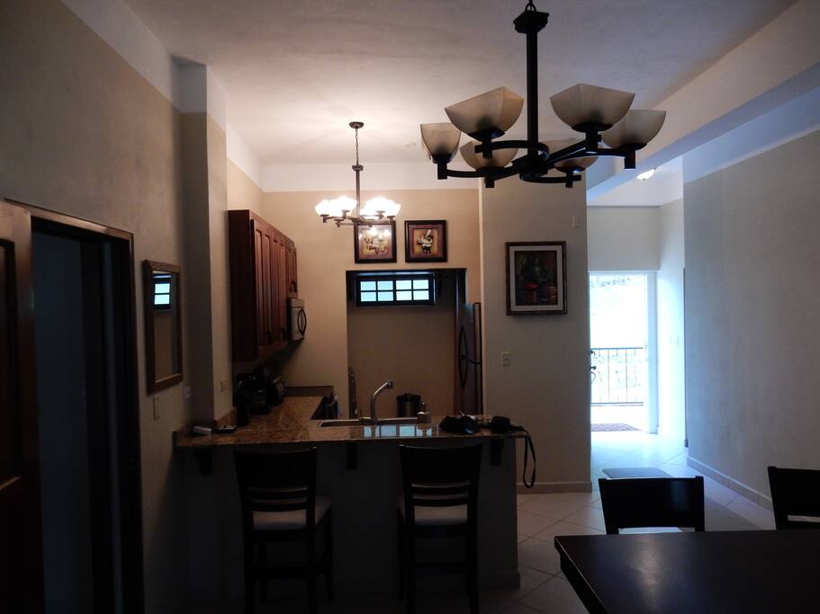 Kitchen & main entry