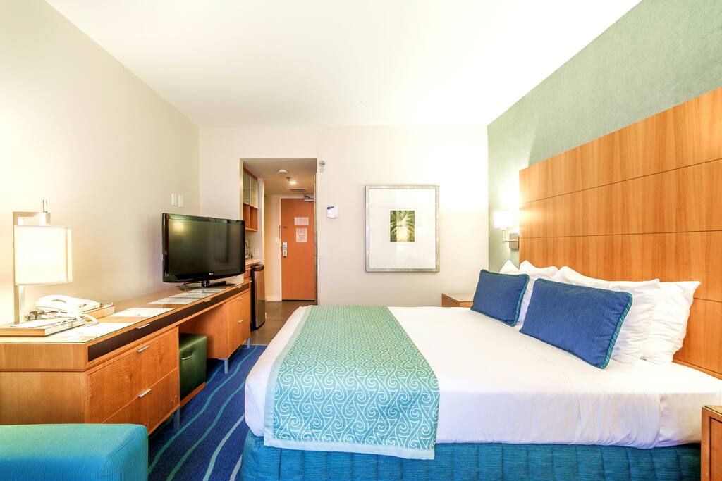 Bedroom with TV