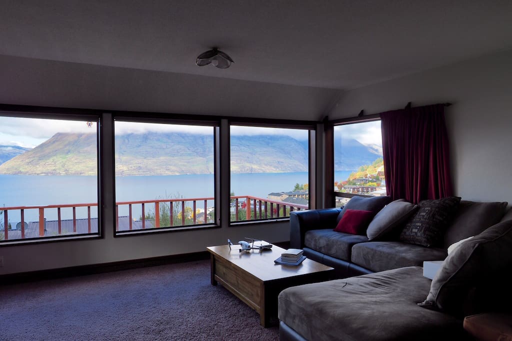 Water and the range as you relax in living room