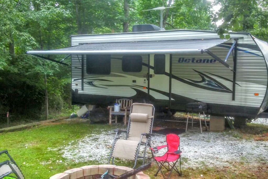 Our 2016 26 ft. camper with all the bells and whistles :)