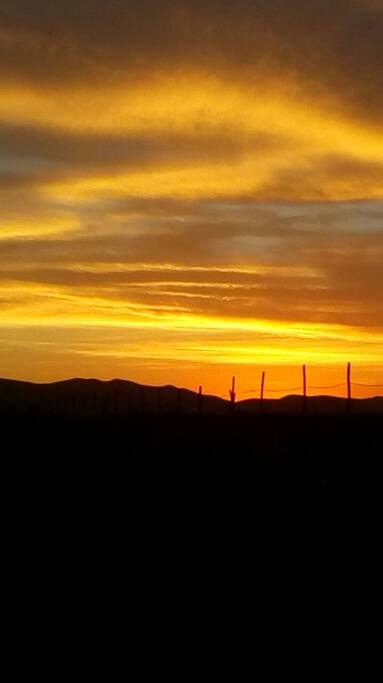Hermosos atardeceres y noches estrelladas en primera fila
