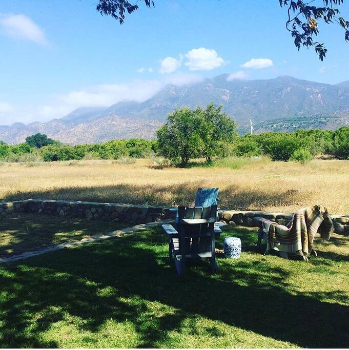 Enjoy a sundowner with some of the best views in the Ojai Valley