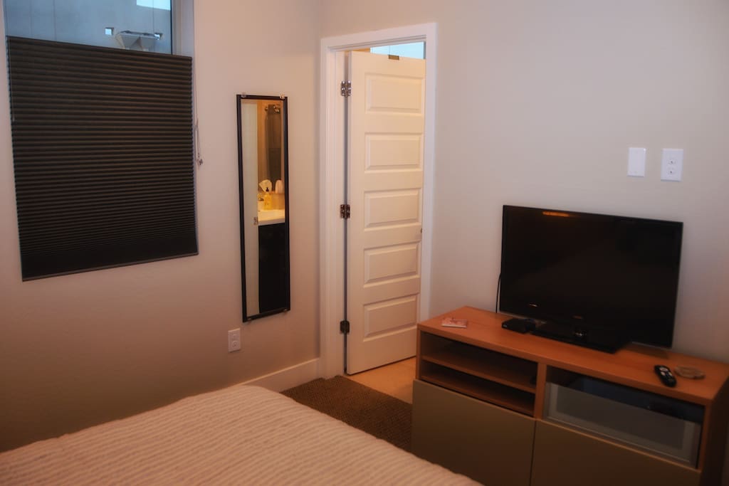 Your private room includes your own full tub/shower combination