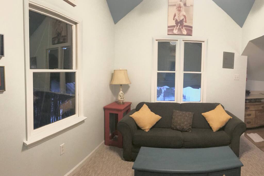 Charlie's Room Sitting Area looking in.