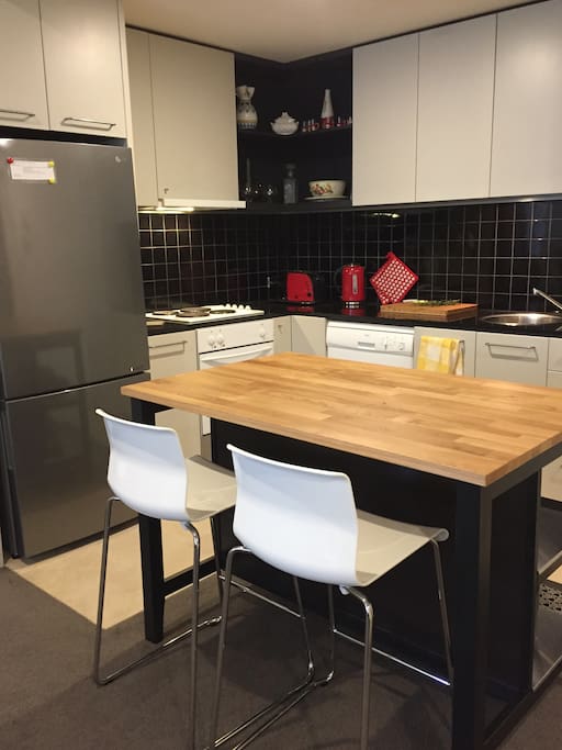 Enjoy a fully equipped kitchen