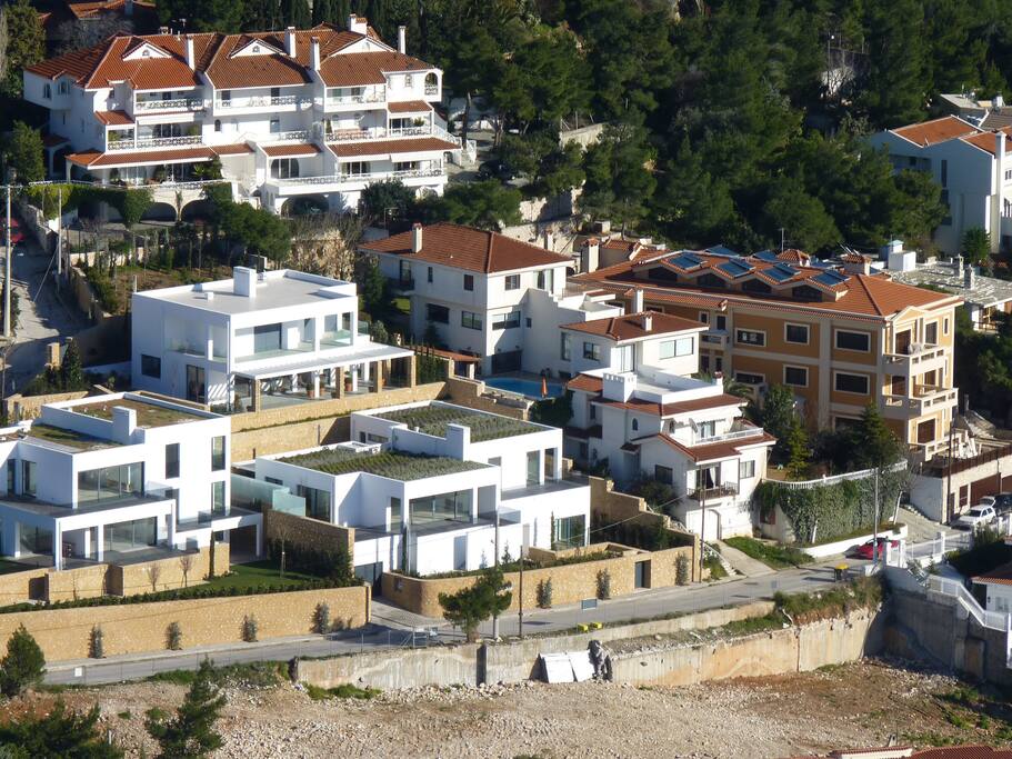 Aerial photo of Villa Bella Vista