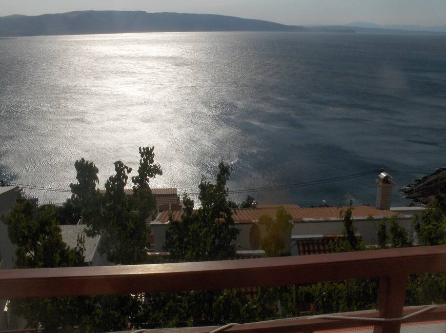 view from balcony
