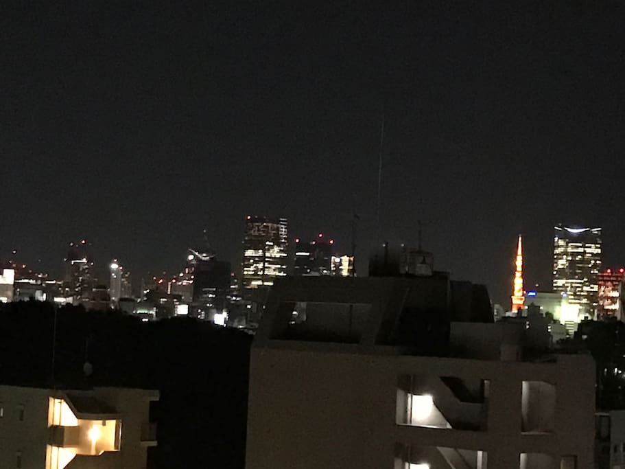 Night view from the balcony