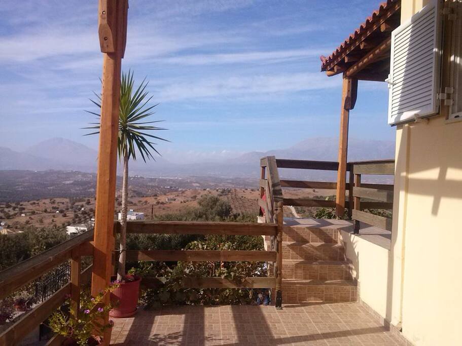 view from the balcony
