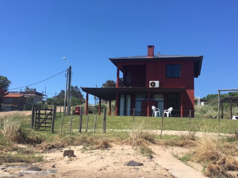 Casa desde la playa