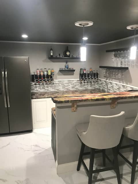 Studio + Your Own Home Bar with Kegerator
