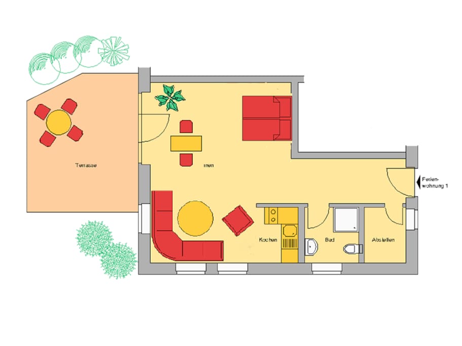 Grundriss Wohnung