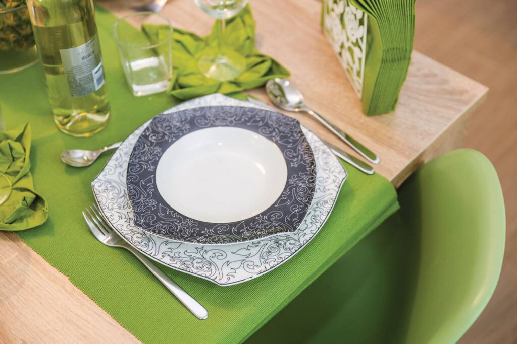 big comfortable eating table