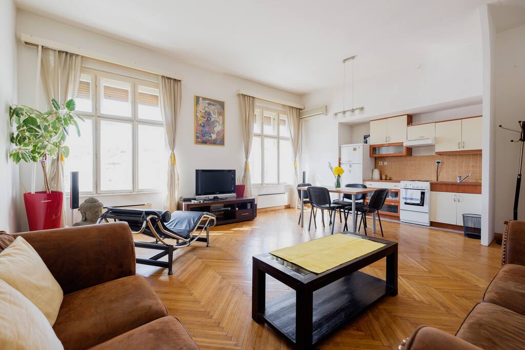 Bright and spacious living room