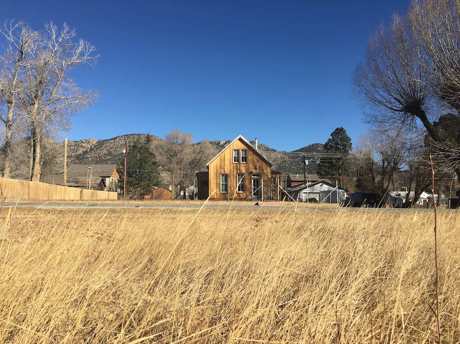 A cedar jewel box. The cabin has been refurbished in-and-out in 2016. It sits on a 1/2 acre in the heart of downtown Buena Vista.