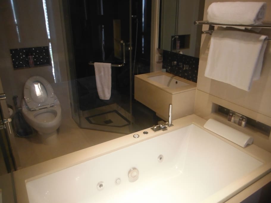 luxurious marble bathroom