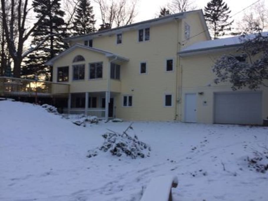 Large Walk Out Deck