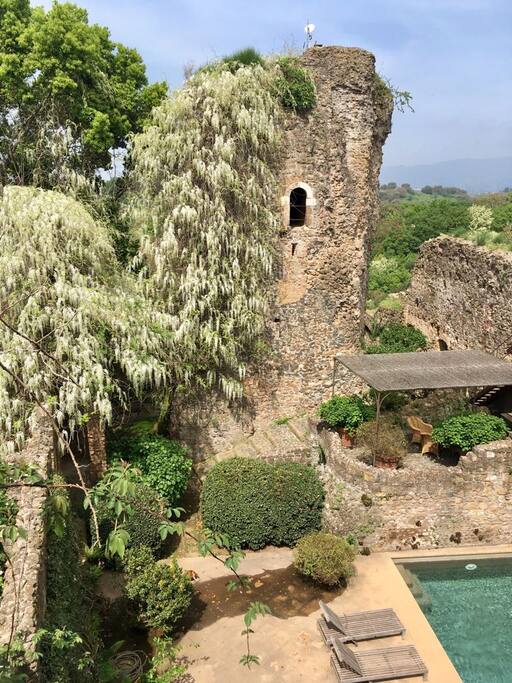 Swimming pool's tower