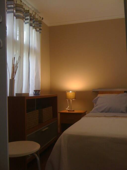 Peaceful bedrooms.
