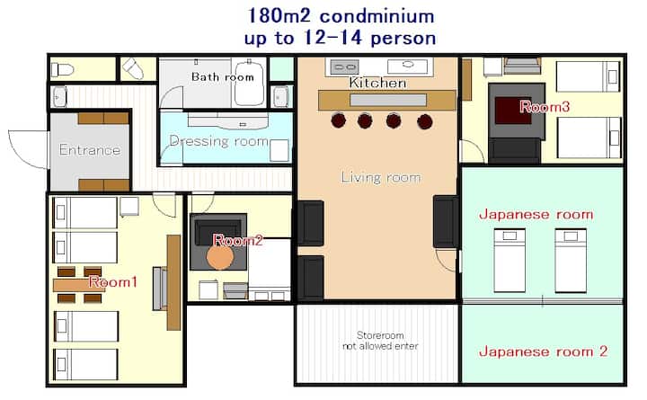 180m2 Big House For 8 16person From Namba 7 10min Apartments For Rent In Naniwa Ku ōsaka Shi ōsaka Fu Japan