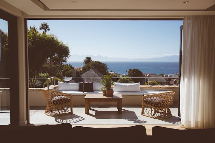 The perfect seaside getaway villa, with own water.