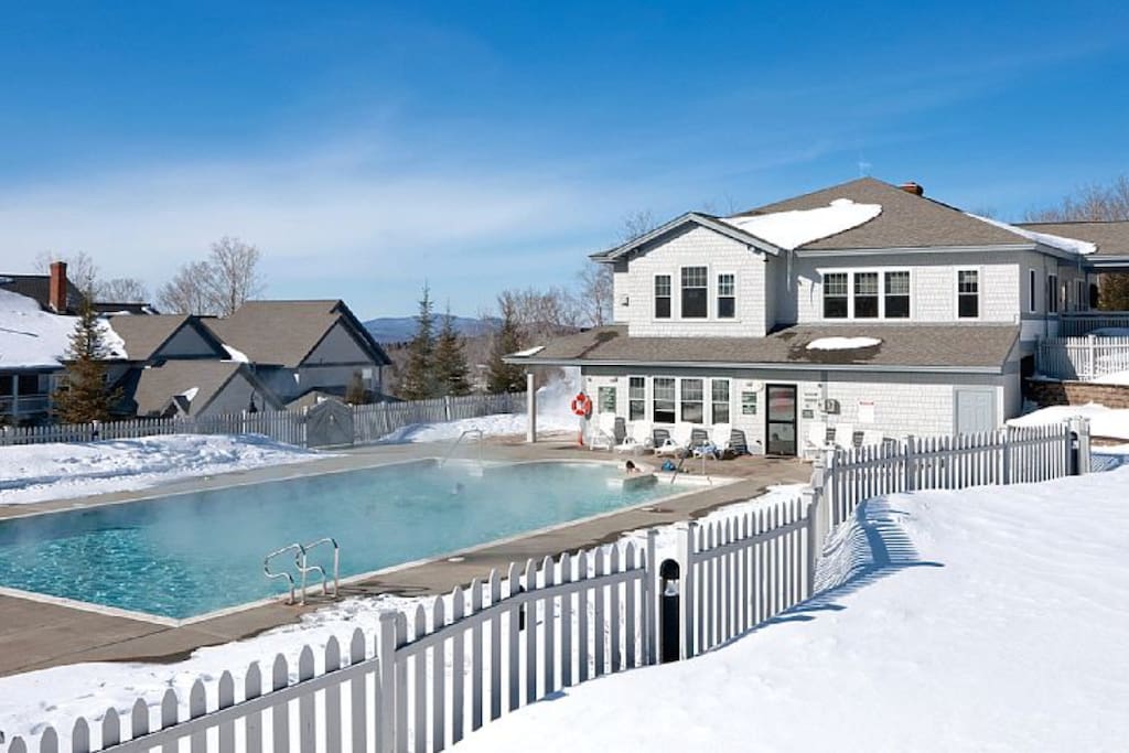 Open-air pool and community center